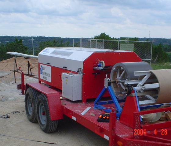 Standing seam fabrication on-site